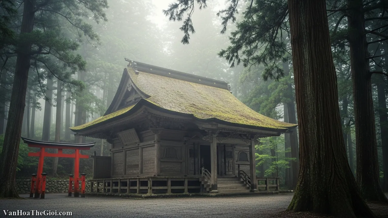 Kiến tr&uacute;c Nhật Bản: Ch&ugrave;a gỗ, đền Shinto, nh&agrave; truyền thống