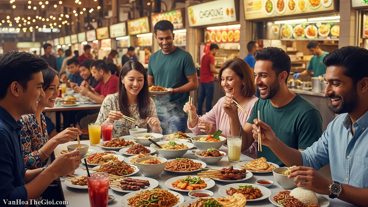 Singapore: X&atilde; hội đa sắc tộc Hoa &ndash; M&atilde; &ndash; Ấn &ndash; &Acirc;u