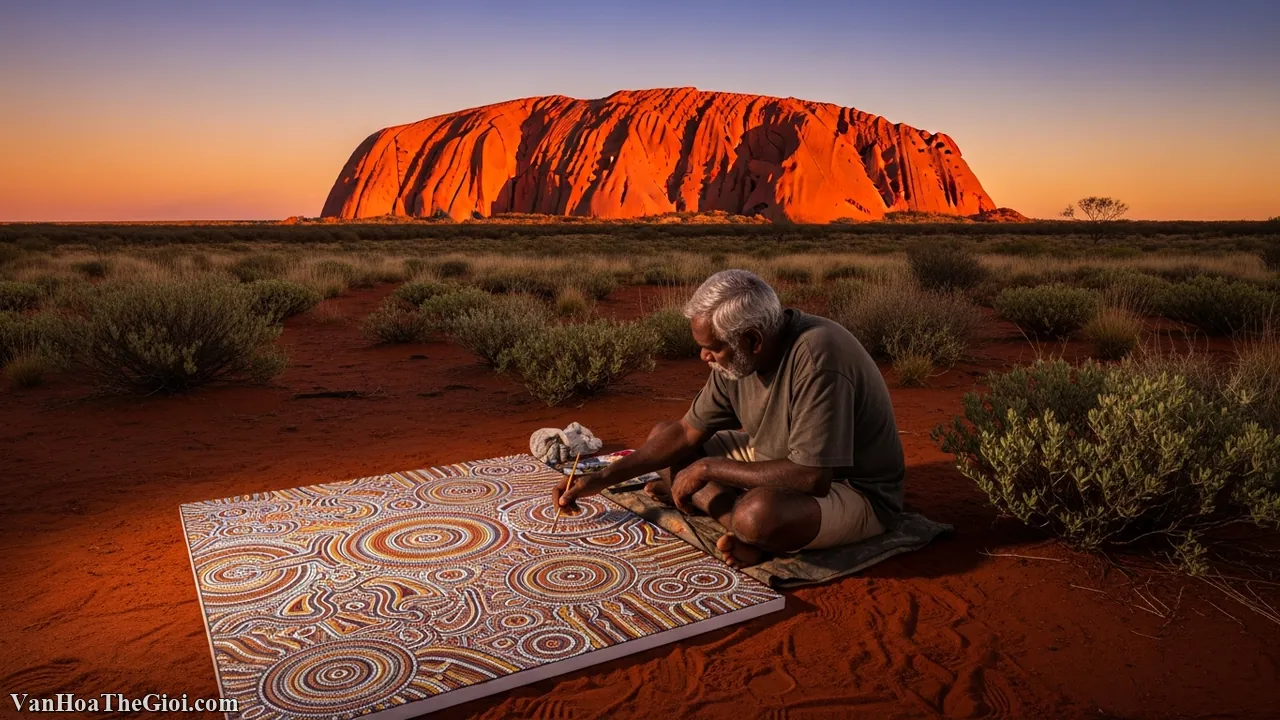 Văn h&oacute;a &Uacute;c: Sự h&ograve;a quyện giữa thổ d&acirc;n Aboriginal v&agrave; x&atilde; hội hiện đại