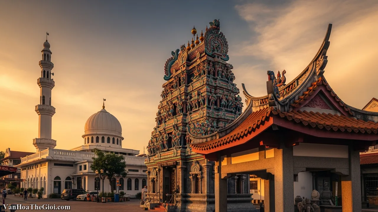 X&atilde; hội đa văn h&oacute;a Malaysia: M&atilde; Lai &ndash; Hoa &ndash; Ấn