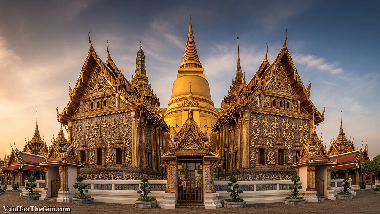 Nghệ thuật Chùa vàng Thái Lan và kiến trúc Ayutthaya