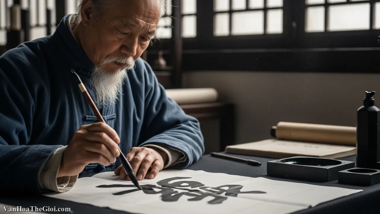 Nghệ thuật thư pháp: Linh hồn của văn hóa chữ Hán